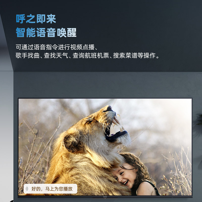 松下/Panasonic TH-50JX680C 50英寸全面屏免遥控智能4K超清电视