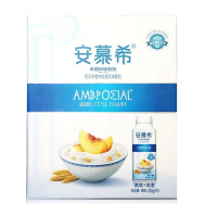 伊利安慕希风味酸牛奶黄桃燕麦风味酸奶200ml*10瓶 整箱早餐酸奶 包邮
