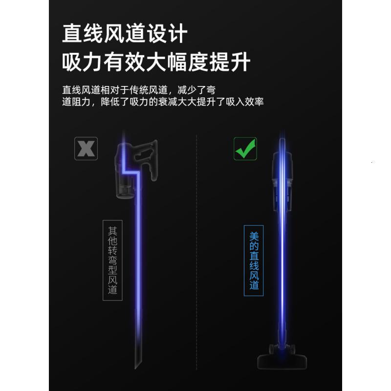 美的吸尘器家用小型手持式有线大吸力沙发地毯强力吸尘机