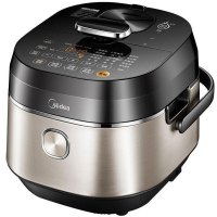 美的(Midea)电压力锅 MY-HT5087PG 5L 精钢厚釜 IH电磁加热 压力饭煲 预约功能 保温功能 定时功能