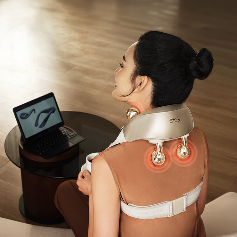 SKG H5 2代尊贵款 肩颈按摩仪 香槟金 两款包装随机发货