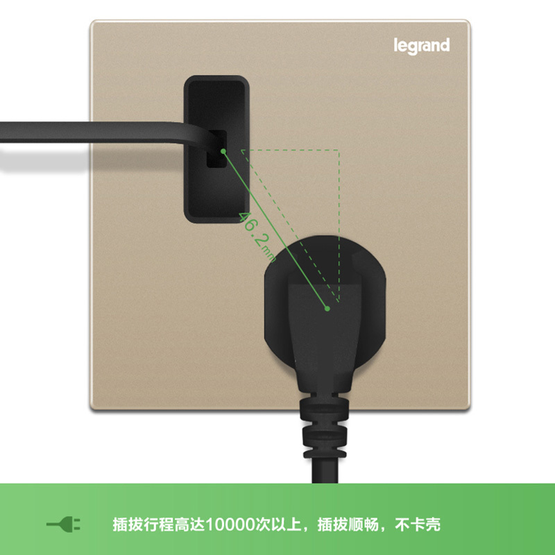 罗格朗(Legrand)开关插座面板官方旗舰店多孔五孔usb二三插16a空调双控智能家居86型家用暗装墙壁电源带开关插座