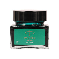 派克(PARKER)配件系列 钢笔墨水绿色迷你30ml(1瓶)