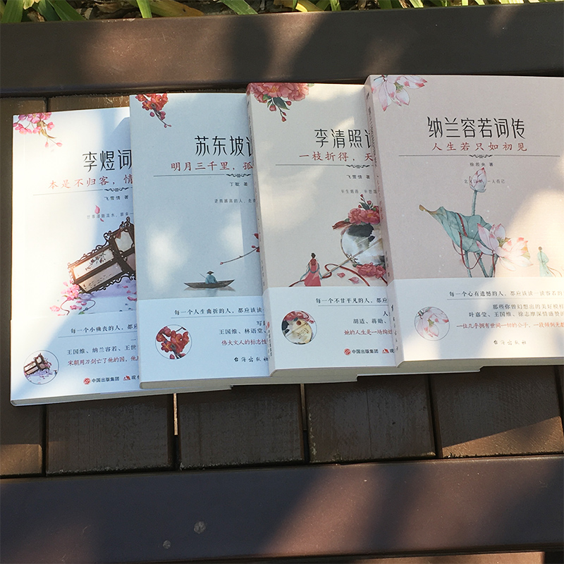 [正版]全8册枕上诗书+枕上诗书词传系列彩插珍藏版 诗清照词传中国古诗词鉴赏辞典 搭配中国诗词大会诗经唐诗宋词三百首纳高清大图