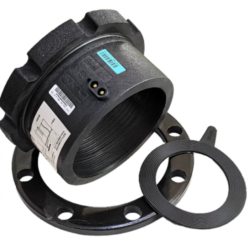 电熔法兰头及含盘 PE DN160高清大图