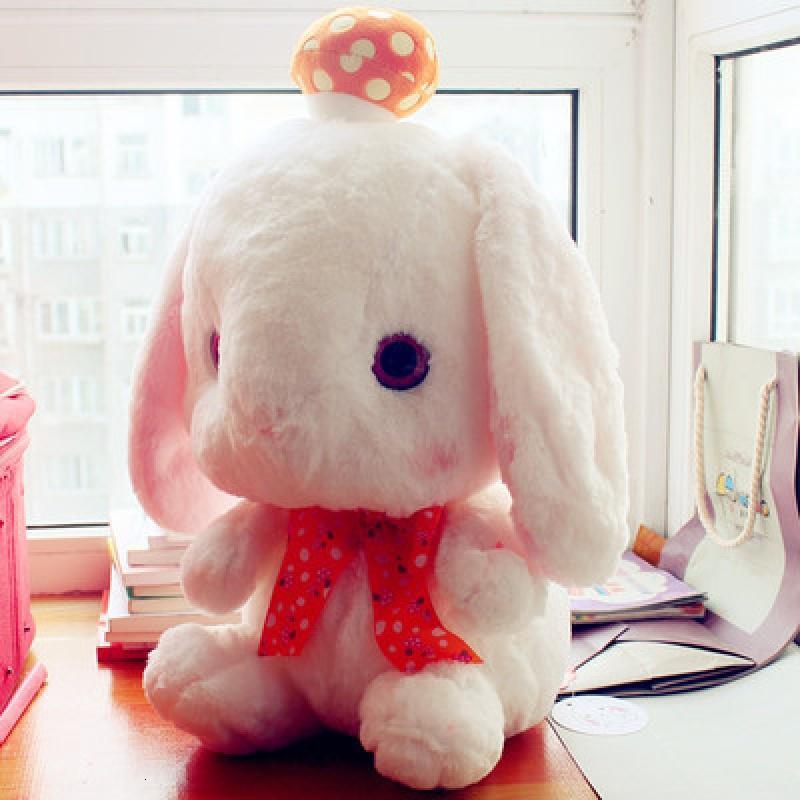 日本垂耳兔玩偶公仔毛绒玩具长耳兔子抱枕安抚布娃娃送女生