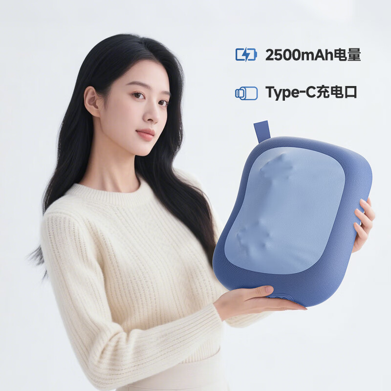 康佳按摩枕自动揉捏热敷三挡可调慢回弹记忆棉KAMZ-2501高清大图