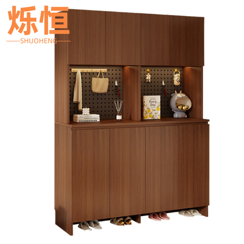 烁恒鞋柜收纳柜3门个高清大图