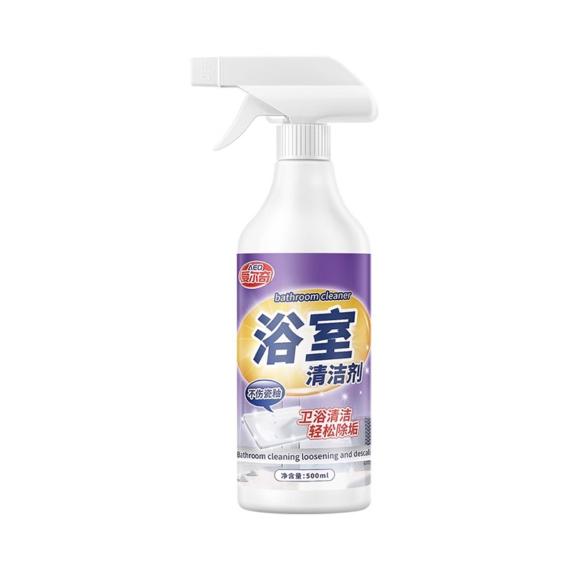 浴室瓷砖清洁剂卫生间玻璃水垢清洗剂强力去污去黄厕所洗手间浴缸 拍1发1(500ML)+送1喷头 [送赠品]高清大图