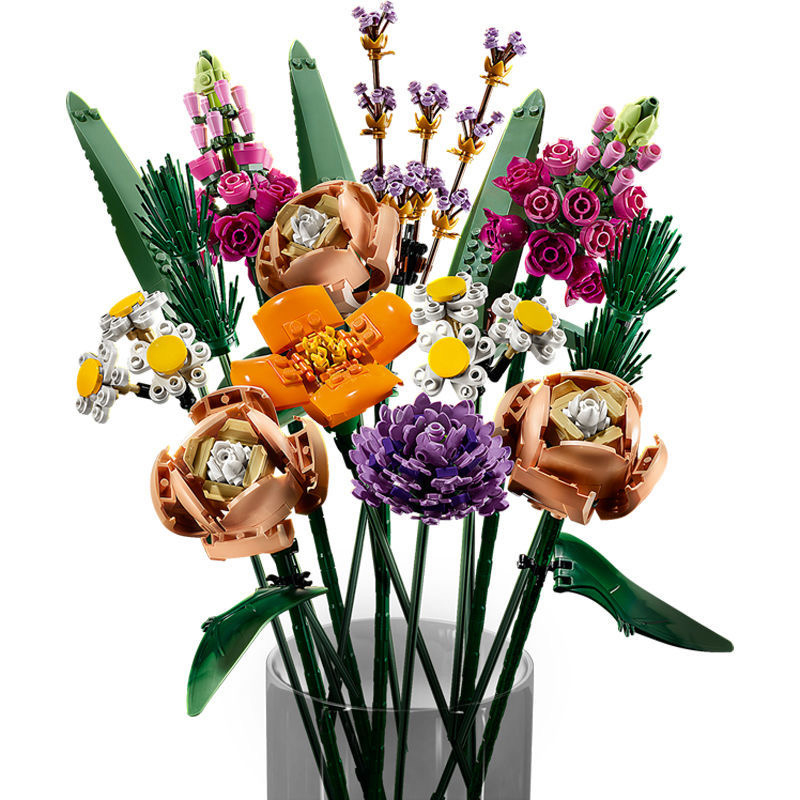 [全球购]LEGO乐高 花束花朵插花手工花工艺摆件益智积木玩具18+ 10280
