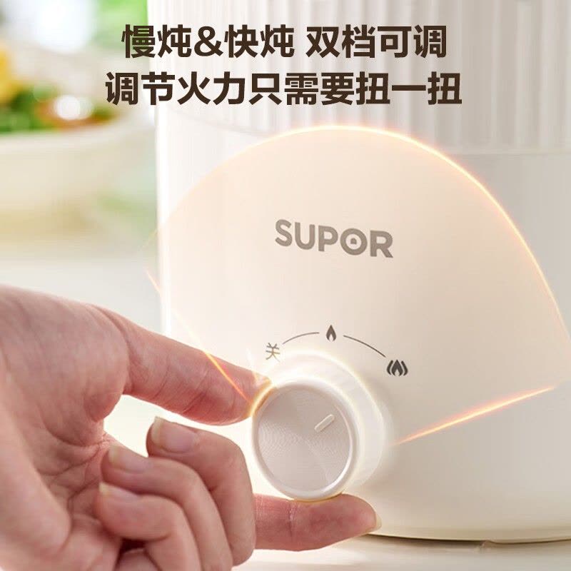 苏泊尔电火锅H17YK489A 1.7L双档机械控温 家用多功能一体设计 简约轻便易清洗图片