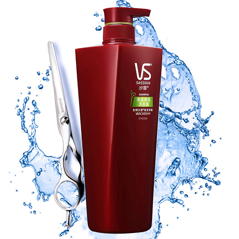 沙宣清盈顺柔洗发水洗发露750mL 柔顺轻盈飘逸高清大图