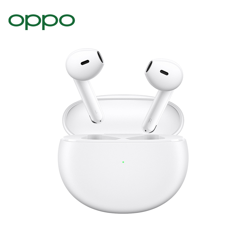 [购机送保护套]OPPO Enco Air真无线蓝牙耳机 通话降噪耳机蓝牙低延迟双传半透明果冻仓通用小米苹果华为手机