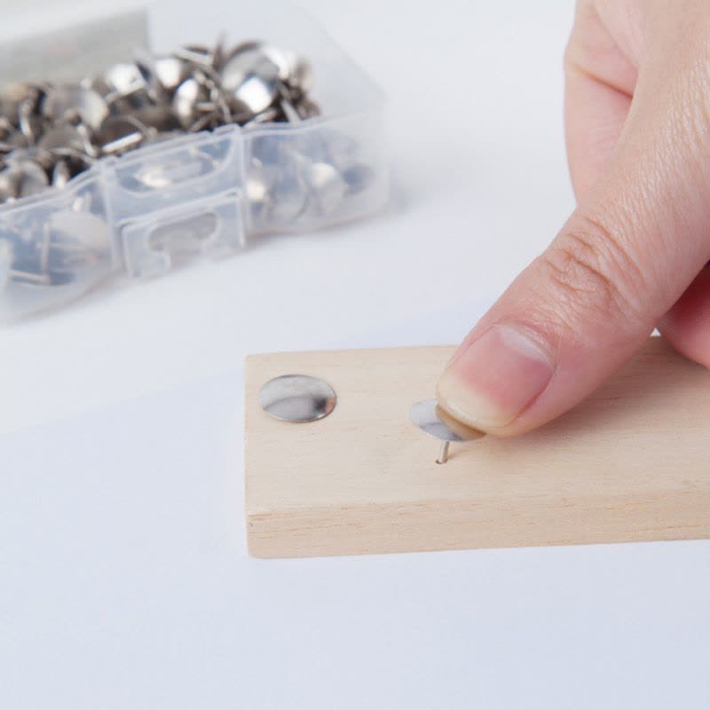 广博(GuangBo) ZD5332 100枚 图钉 (计价单位:盒) 银色图片