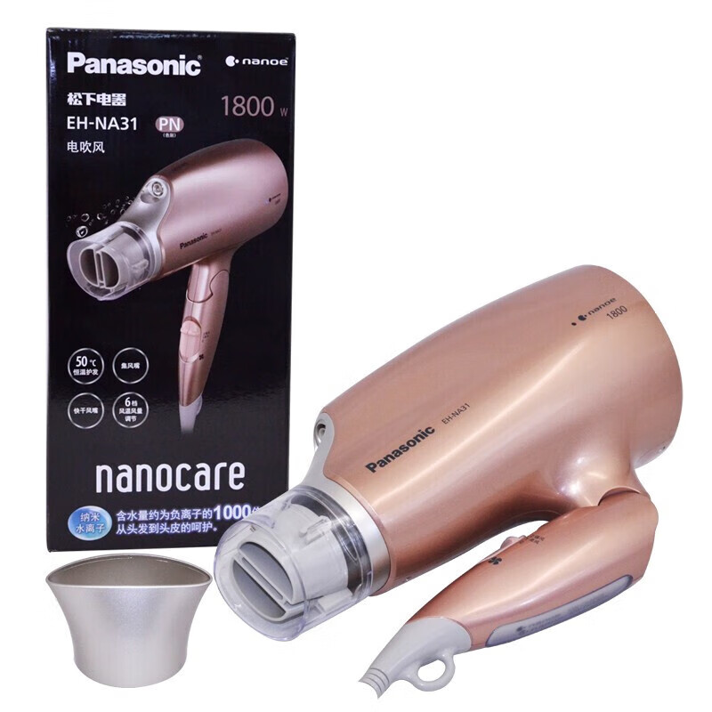 松下 EH-NA31PN405 吹风机 纳米水离子电吹风健康恒温快干6档风温风量高清大图
