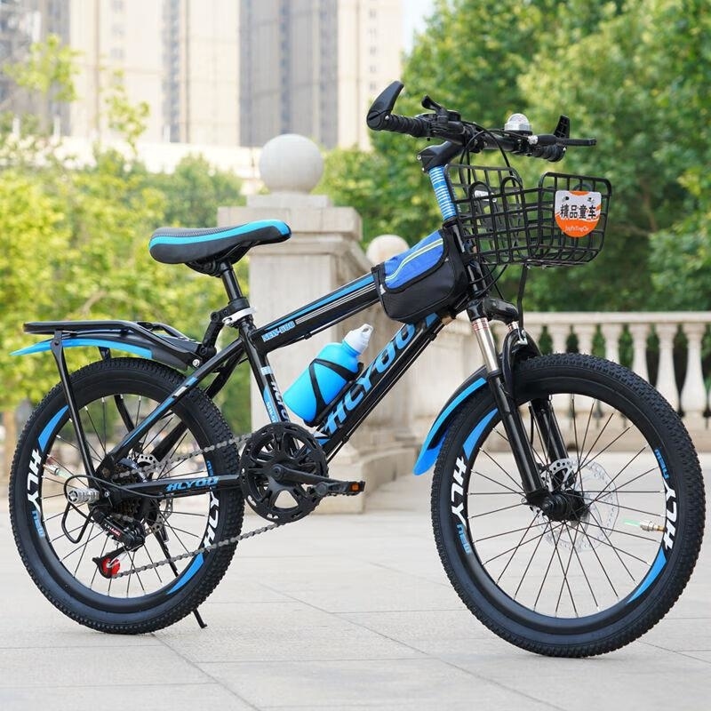 儿童山地自行车男女童适用双碟刹减震变速2024寸高清大图