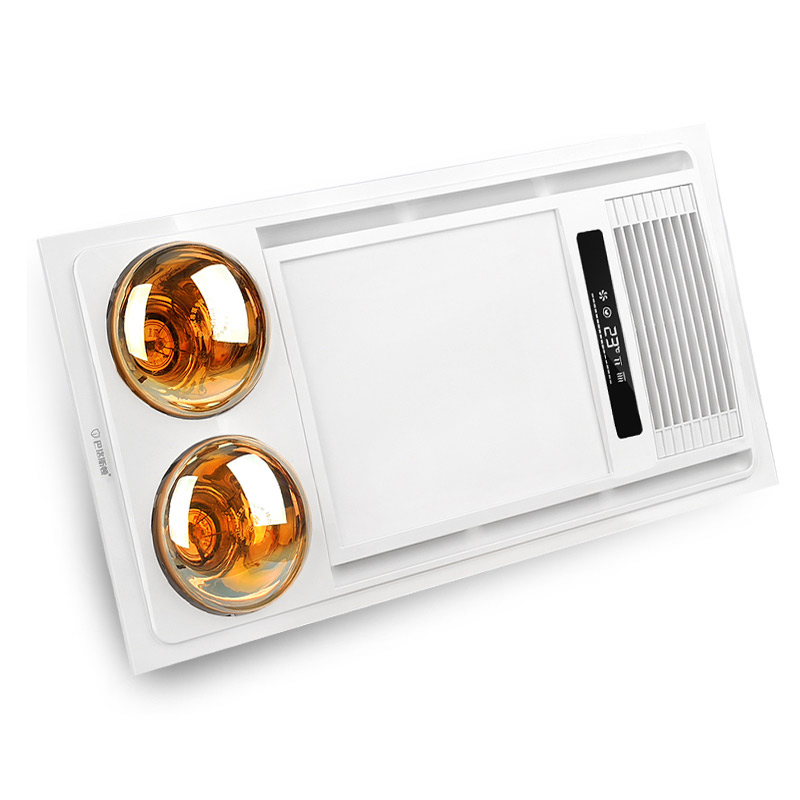 巴洛斯顿集成吊顶灯暖灯浴霸四合一热风洗澡暖气灯泡取暖防爆安全浴霸