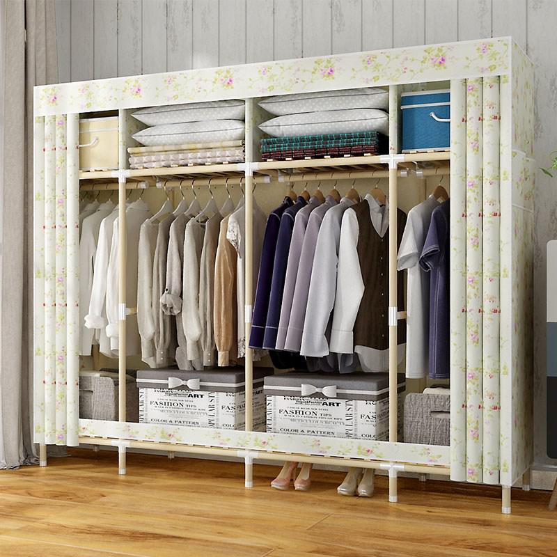 小型整理儿童简易衣柜闪电客布艺拼接柜子男孩小卧室帆布折叠衣柜.