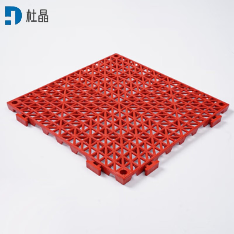 杜晶 浴室防滑隔水地垫 30*30*1cm红色 片