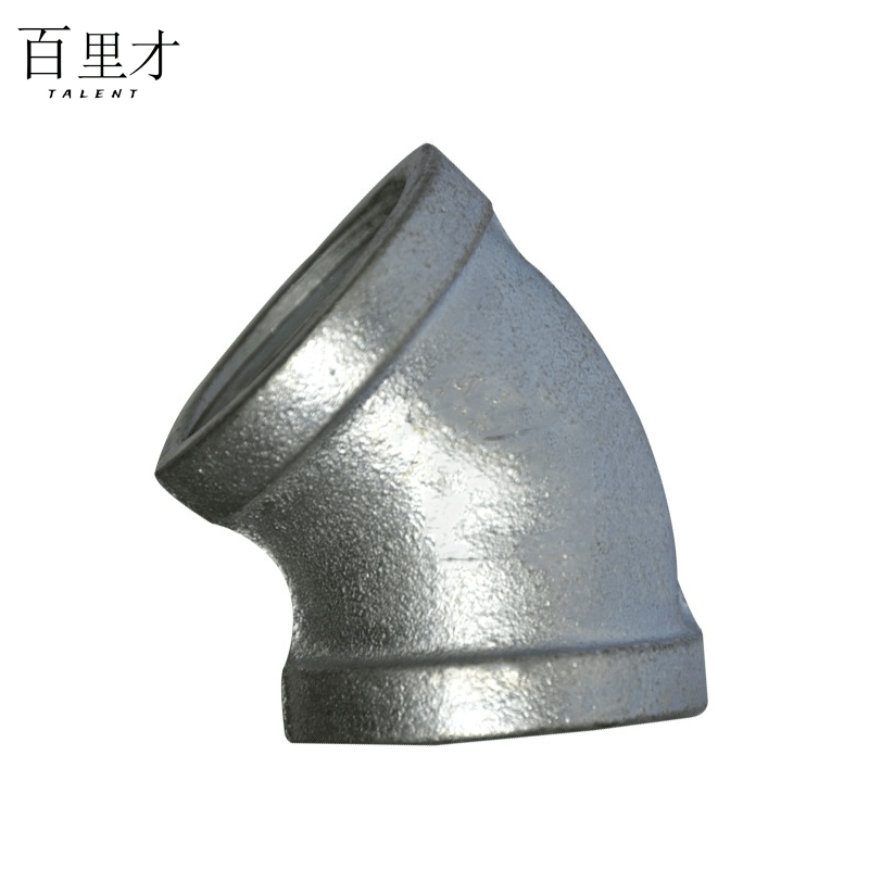 百里才 镀锌弯头45°DN65 个图片