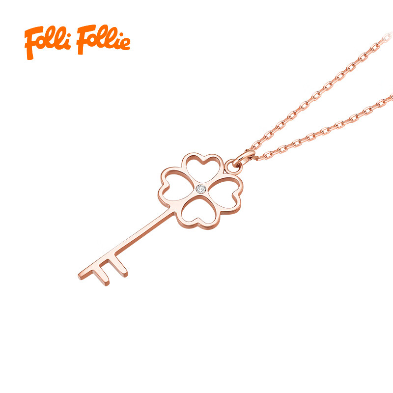FOLLI FOLLIE 轻奢时尚潮流钥匙项链(3N20T022RC)高清大图
