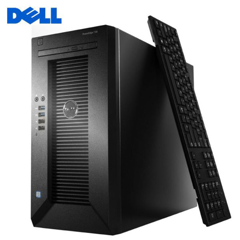 戴尔PowerEdge T30 服务器主机 四核(E3-1225v5 16GB 1TB SATA*2 DVD)