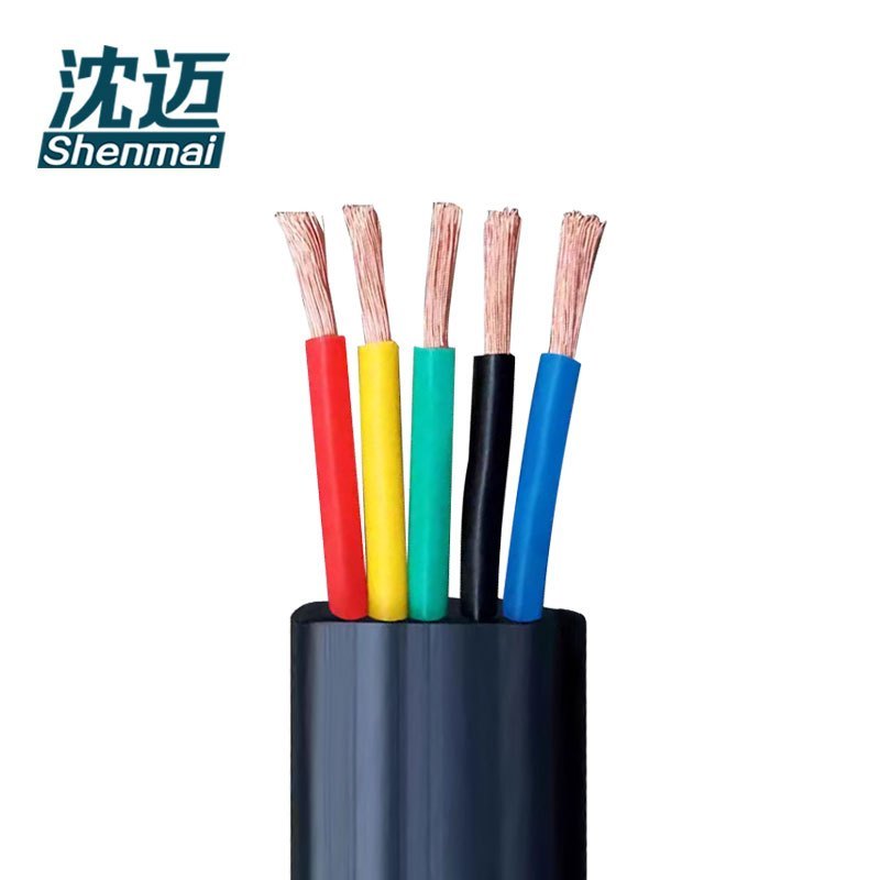 沈迈 铜芯扁电缆 YFFB-5*4mm² /米高清大图