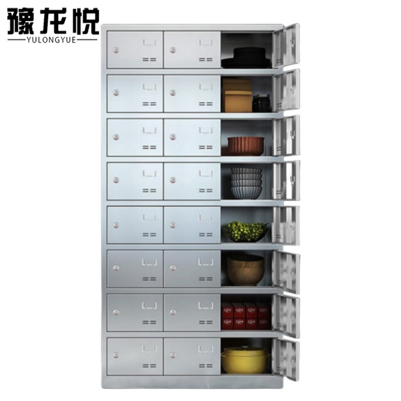 豫龙悦不锈钢碗柜 24门900*350*1800mm(304)台