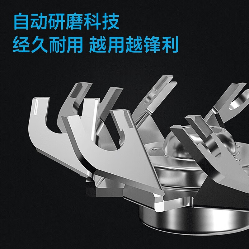 博锐(POREE)剃须刀PS181黑色电动刮胡刀男士全身水洗两刀头胡须刀便携快充剃胡子高清大图