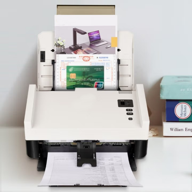 GS5600 高速扫描仪 A4双面高清彩色自动连续 办公文档合同馈纸式 支持银河麒麟国产系统