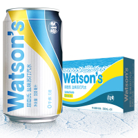 屈臣氏(Watsons)盐味苏打汽水330mlX24罐 整箱