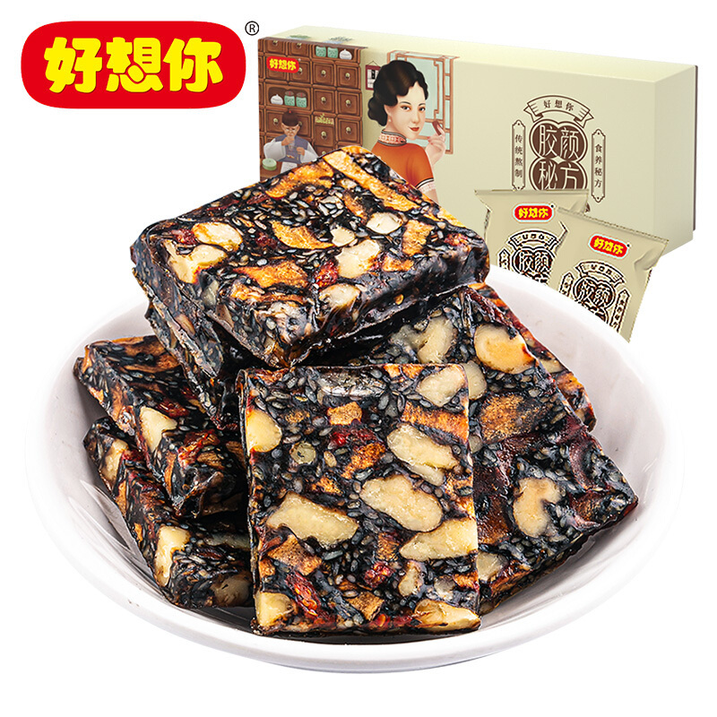 好想你阿胶糕即食阿胶红枣枸杞型300g/盒（节假日不发货）
