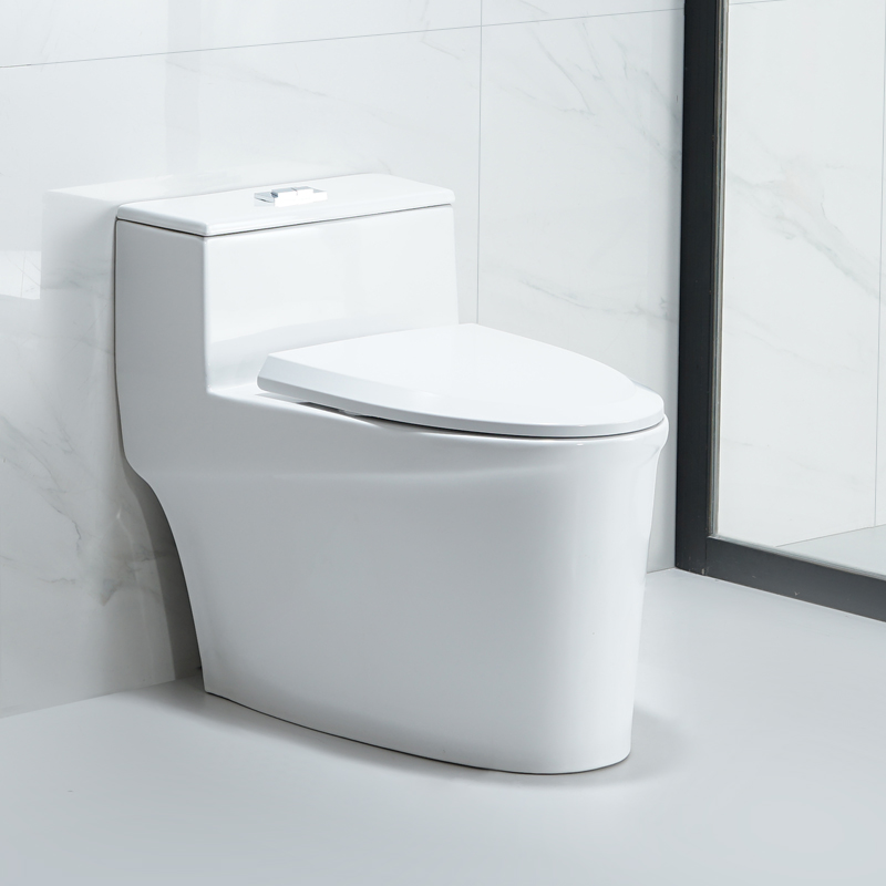 马桶卫生间抽水防臭虹吸式马桶小户型一体式节水家用座便器 d款微晶