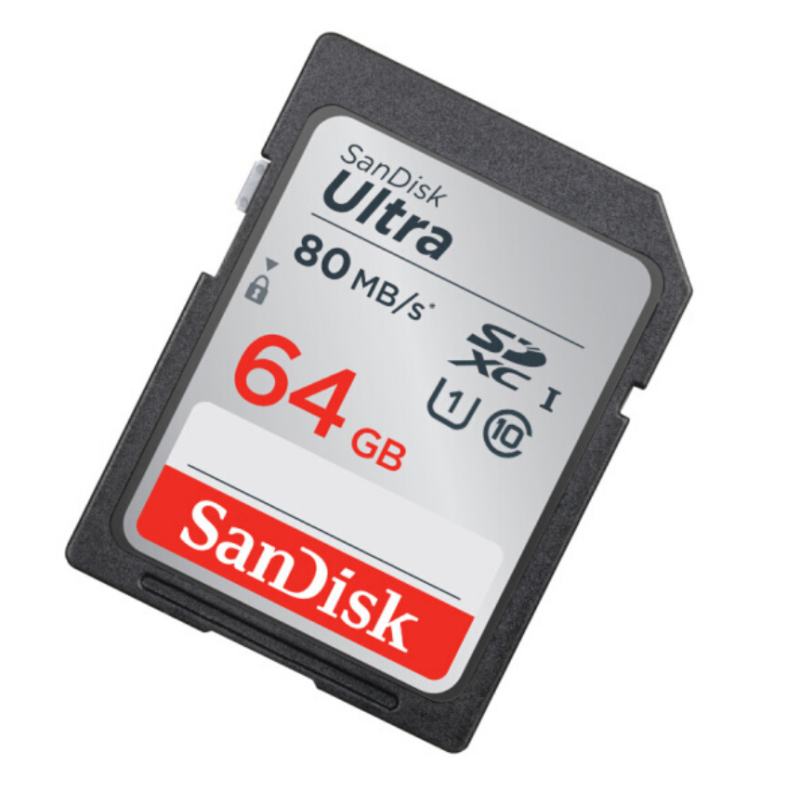 闪迪（SanDisk）64GB 读速80MB/s 至尊高速SDXC UHS-I存储卡 Class10 SD卡