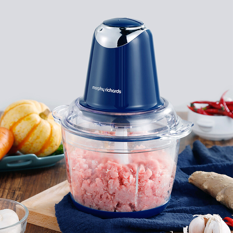 摩飞电器(Morphyrichards) 绞肉机家用电动辅食料理机打蛋机倒蒜机碎肉机 MR9400 标配 1.8L
