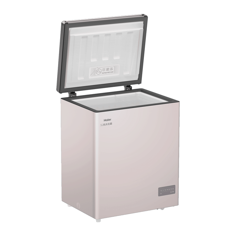 海尔(Haier)132升家用卧式冰柜冷柜小冰箱 PCM内胆 深冷速冻一级能效BC/BD-132WGHEG9DA图片