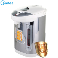 美的(Midea) 电水瓶 PD105-50G 5L 大容量 304食品级不锈钢 双重出水 24小时保温