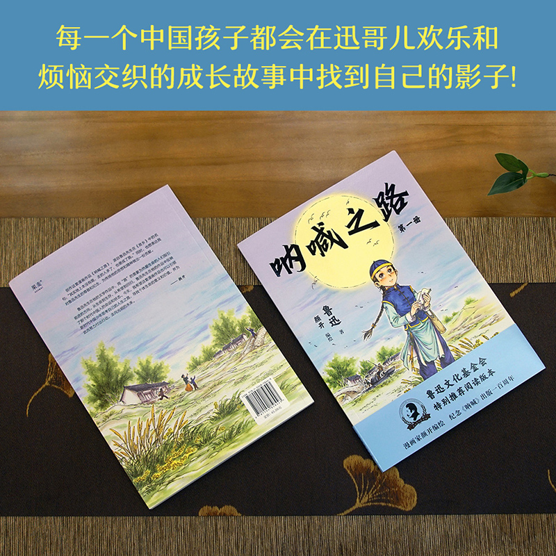 [正版]呐喊之路(第一册) 鲁迅 鲁迅作品集改编漫画版 半小时熟读鲁迅经典 国漫元老颜开主笔 漫画大语文 呐喊 朝花夕高清大图