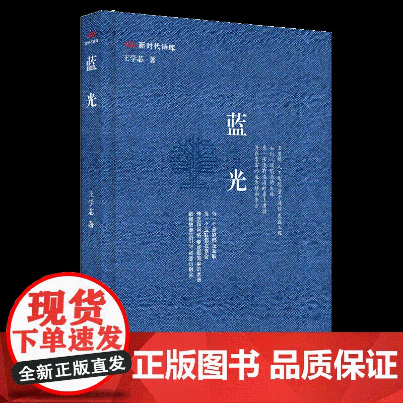 蓝光(新时代诗库)(王学芯创作诗集)中国言实出版社9787517142263高清大图