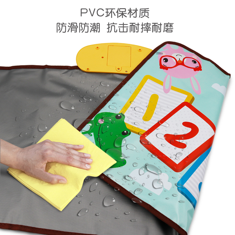 费雪多功能音乐毯早教启蒙益智锻炼婴幼儿宝宝脚踏钢琴健身器男孩女孩玩具儿童跳舞毯GMFP014