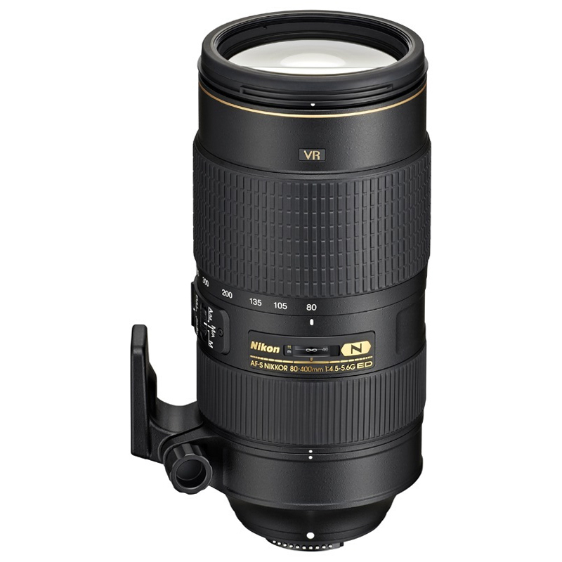 尼康(Nikon) AF-S 80-400mm f/4.5-5.6 G ED VR 尼康卡口 77mm口径 远摄变焦镜头