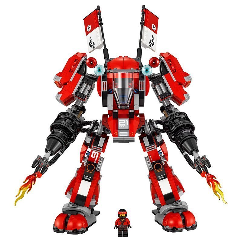 乐高(LEGO)忍者大电影系列 儿童拼插积木塑料玩具 (火忍者的超級爆炎机甲70615) 9-14岁 200块以上