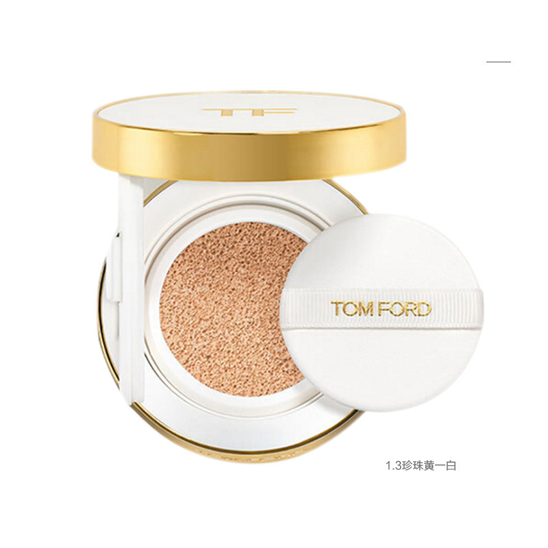 TOM FORD汤姆福特TF 璀璨鎏光气垫粉底液#1.3珍珠黄一白 12g 防晒