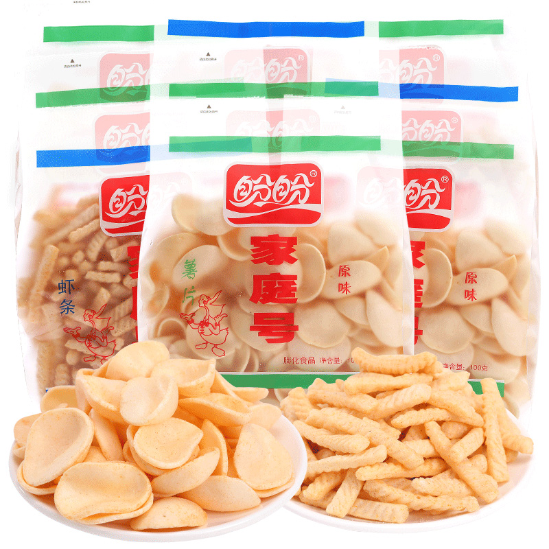 *1包虾条大包整箱休闲食品组合混合装散装批发零食小吃 随机口味 100g
