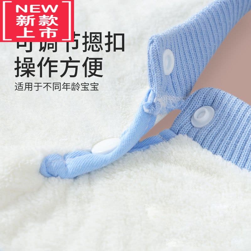 可莉允儿童洗漱巾婴儿毛巾防水围嘴刷牙洗脸围兜宝宝擦脸不湿衣漱口水巾图片