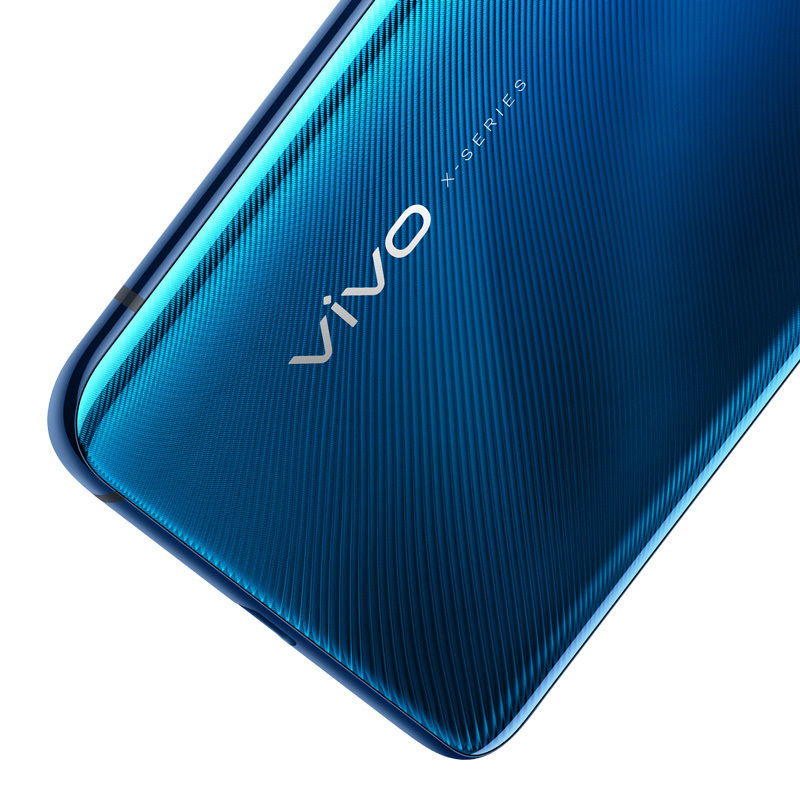 vivo X27 8+128G 雀羽蓝 零界全面屏AI三摄 全网通4G手机