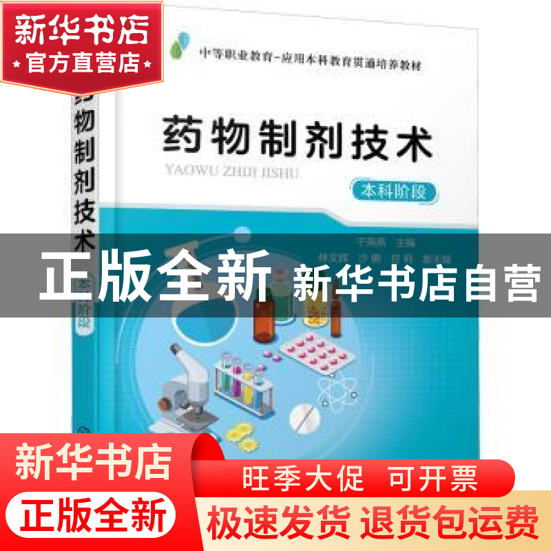正版 药物制剂技术:本科阶段 于燕燕,林文辉,沙娜 等 化学工业出高清大图
