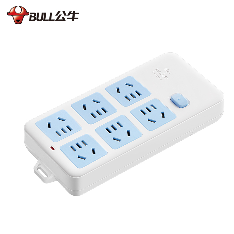 公牛插座0.1/0.2/0.5米1米短线多用功能插排家用正品转换器接线板插板带线