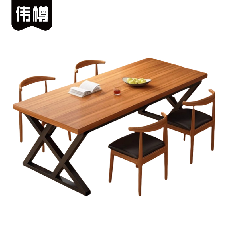 伟樽餐桌120*60*75cm+椅子*4套