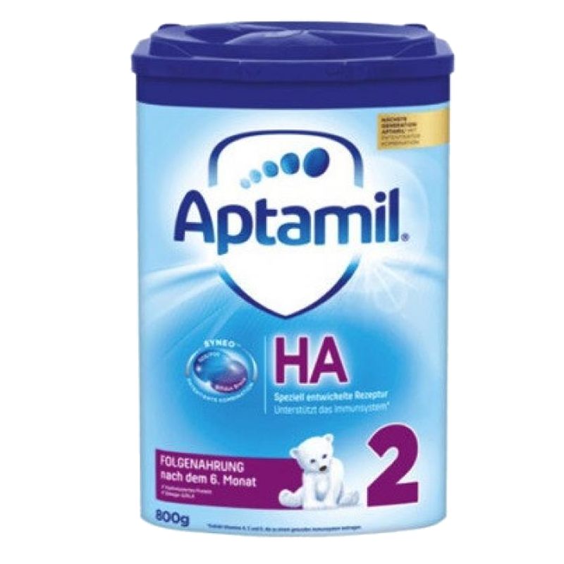 原装进口德国爱他美Aptamil水解蛋白奶粉HA抗过敏适度半水解免敏2段奶粉(6个月以上)800g高清大图